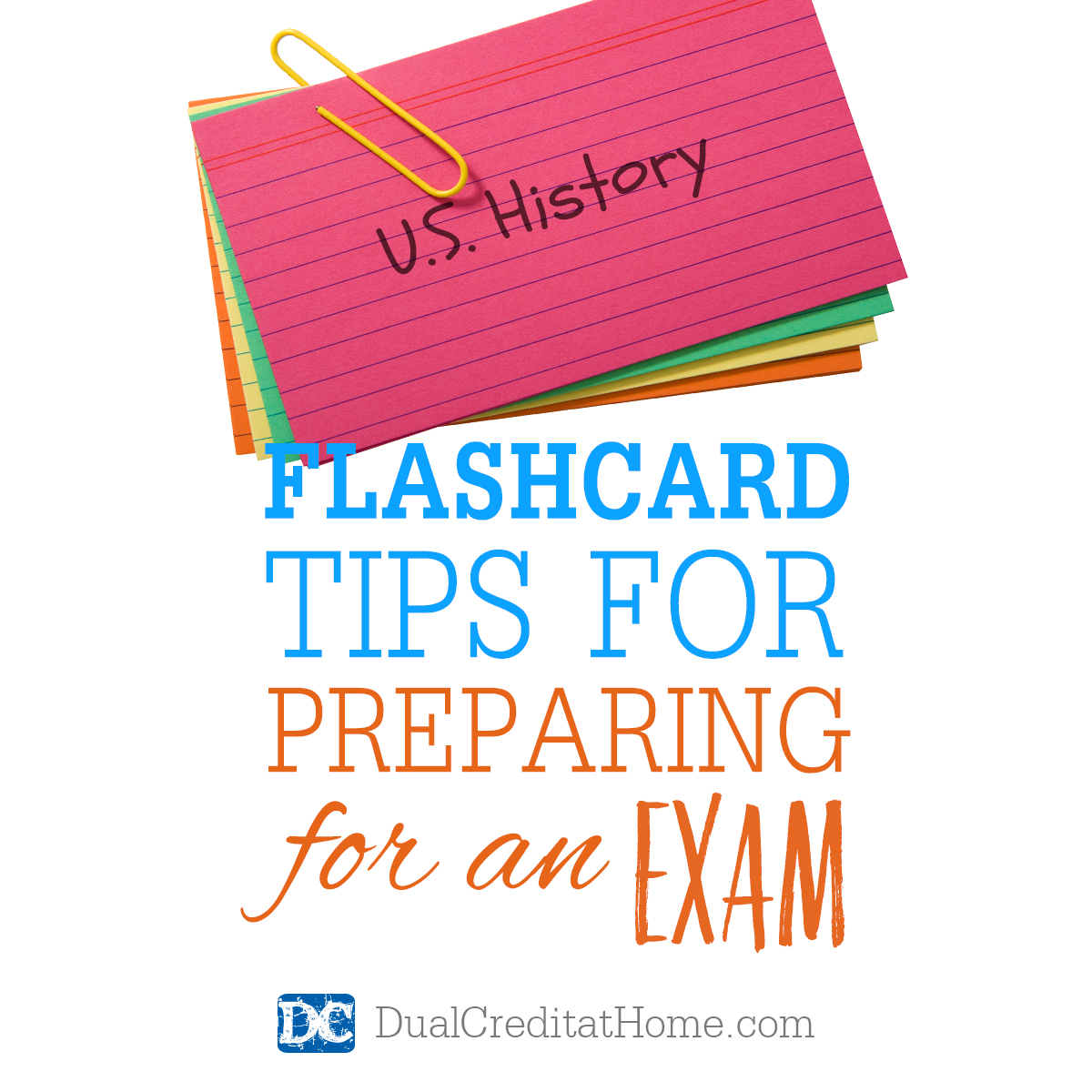 Flashcard Tips for Preparing for an Exam
