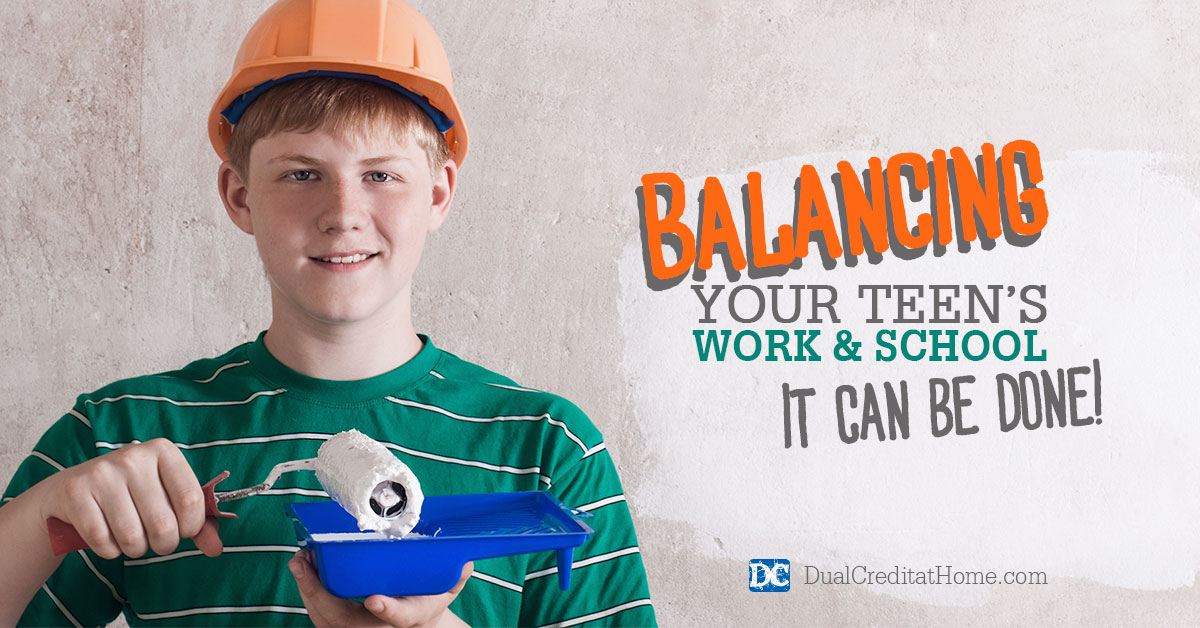 Balancing Your Teen's Work and School - It CAN Be Done!