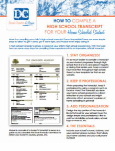 Download Free Transcript Template