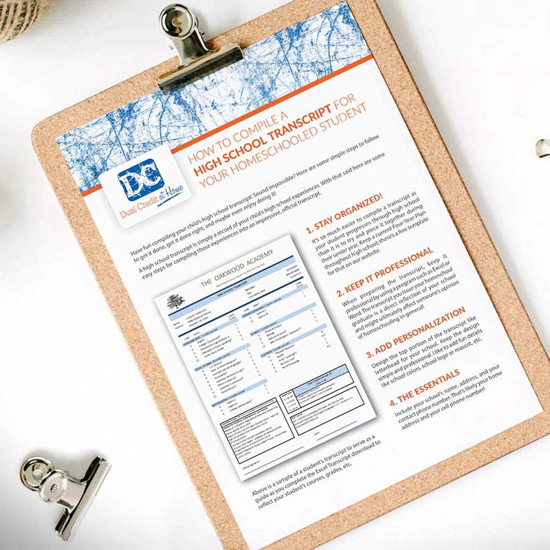 Transcript Template Download